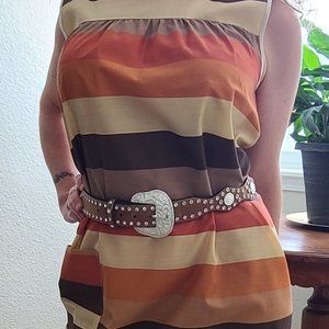Vintage Sleeveless Shift Dress
